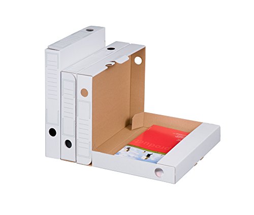 Smartbox Pro Archiv-Ablagebox Bianco, 30-er Pack, weiß von Smartbox Pro