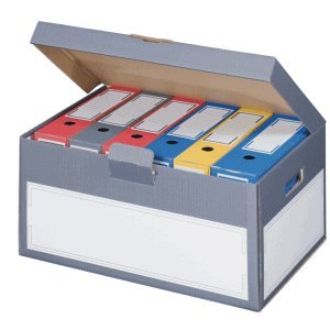 smartboxpro 227160805 Klappdeckel-Container anthrazit/weiß von Smartbox Pro