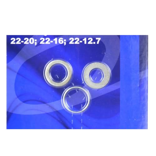 Reduzierringe für Kreissägen, Set mit 3 Stück, 22-20 mm, 22-16 mm, 22-12,7 mm von SmartyFix