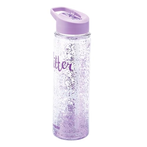 Smash Glitzer Flasche, Violett, 9,5 x 6,5 x 24 cm von Smash