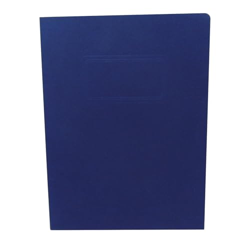 Smbcgdm Durable Document Holder A4 Double File Folder Color-coded Paperwork Organizer with Double Pocket Business Card Slot Visual Appeal File Organizer Dark Blue von Smbcgdm