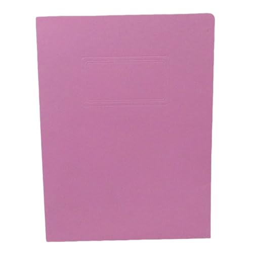 Smbcgdm Durable Document Holder A4 Double File Folder Color-coded Paperwork Organizer with Double Pocket Business Card Slot Visual Appeal File Organizer Pink von Smbcgdm