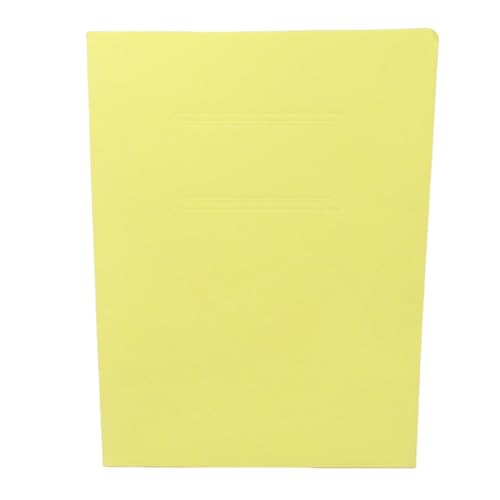 Smbcgdm Durable Document Holder A4 Double File Folder Color-coded Paperwork Organizer with Double Pocket Business Card Slot Visual Appeal File Organizer Yellow 1 von Smbcgdm