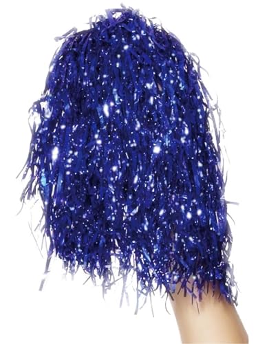 Pom Poms Cheerleader BLAU Pompoms B�schel Party von Smiffys