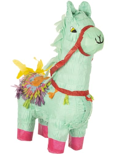 Smiffys Lama-Piñata, Blau, 43x26cm von Smiffys