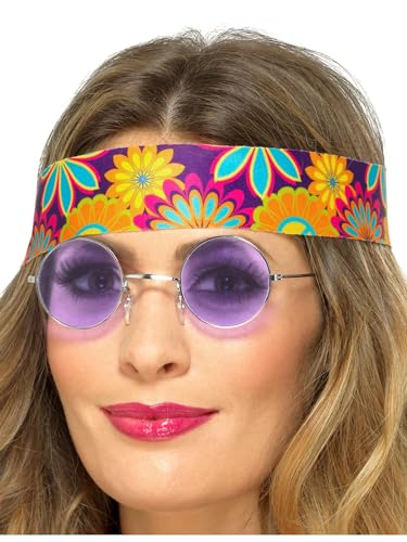 Smiffys Hippie-Brille, Violett von Smiffys