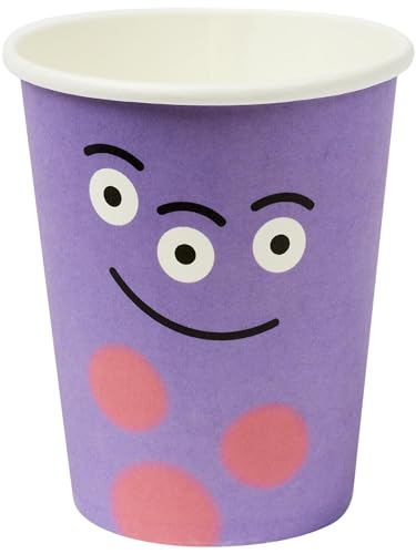 Smiffys Monster-Geschirr, Partybecher x8, von Smiffys