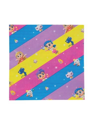 Smiffys True and The Rainbow Kingdom Geschirr-Partyservietten, 33x33 cm/13x13 Zoll von Smiffys