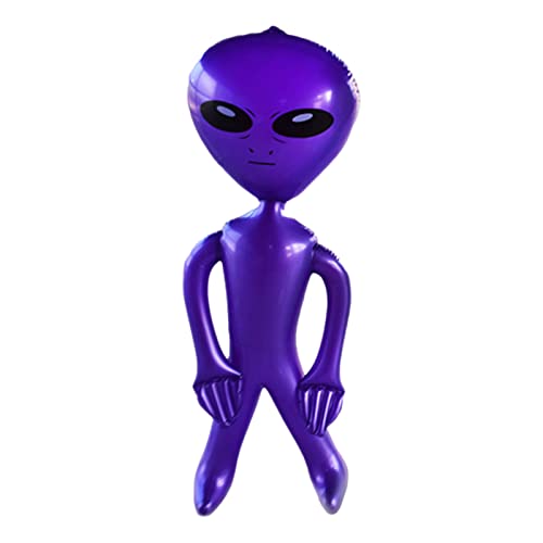 Smileshiney Alien Ballons, Grün Alien Ballon, Aufblaspuppe Aufblasbarer Alien Marsmann Aufblasbarer Geist Halloween Aufblasbarer Alien, Alien Theme Für Kinder Geburtstagsparty Deko von Smileshiney