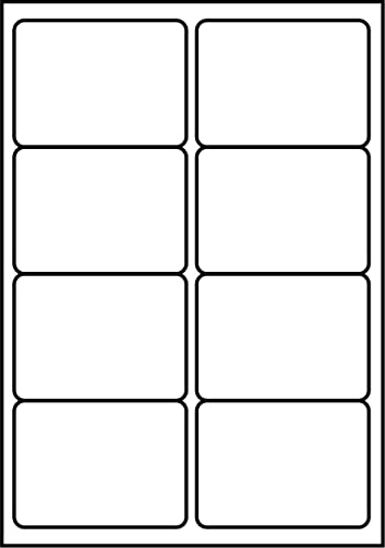 SmithPackaging Selbstklebende Adress-Etiketten, A4, 8 Etiketten pro Blatt, 100 Blatt, 99,1 x 67,7 mm, 800 Etiketten von SmithPackaging