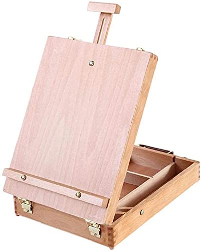 Ölgemälde-Box, Skizzen-Malbox, Holz-Desktop-Ölgemälde-Rahmen, Holzgras-Zeichenbrett, Staffelei, Gemälde-Bilderbox, Ausstellungsstück, von SnamicE