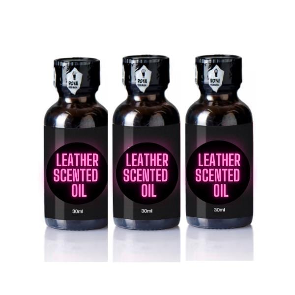 Leather Scented Oil 30Ml - 3-Pack Value Pack By Poppers von SniffshopDesign