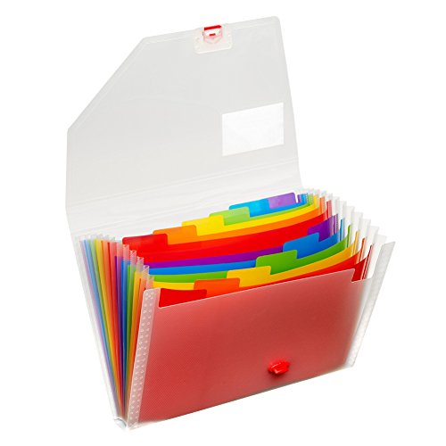 Snopake 15768 Fächermappe Datei – Rainbow von Snopake