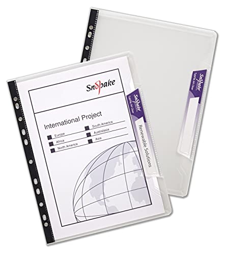 Snopake A4 TabFile Universal Ringbuch – transparent [5 Stück] Ref: 13727 von Snopake