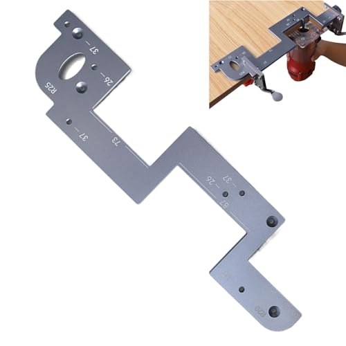 Cabinet Hardware Template | Heavy Duty Pull Jig | Router Table Insert Plate | Professional Installation Tool, Handle Installation Template, Precision Cabinet Template, Easy Install Cabinet Tool von Snsengg