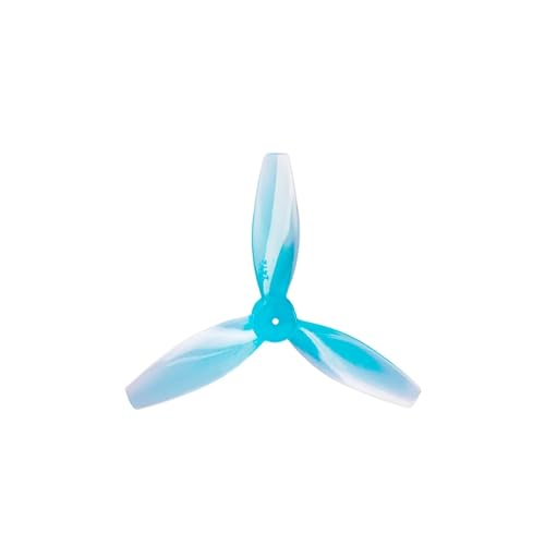 SoKOIUU ERSATZTEIL 20 Paare kompatibel 2412-3 61 mm 3-Paddel CCW MM PC Propeller 1,2 mm Loch kompatibel 8520 Motor FPV RC Drone Quadcopter Rahmen Kit(20Pair3Paddle Blue) von SoKOIUU