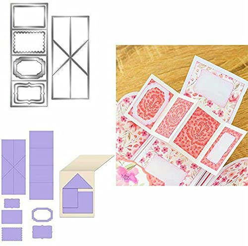 Twist Pop-Up Stanzformen machen Scrapbooking Album Karte, für DIY Scrapbooking Prägekarten Basteln von Sobeta