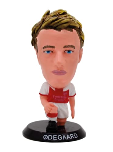 SoccerStarz Arsenal Martin Odegaard Mini-Fußball-Figur (Take The Knee Collection), Weiß von SoccerStarz