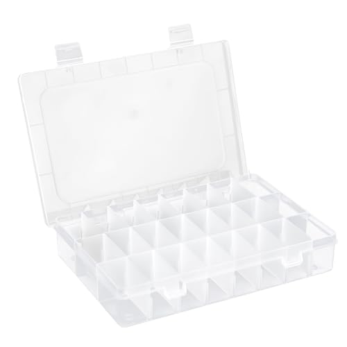 Sortierbox,Sortierboxen Für Kleinteile,24 Raster Setzkasten,Kleinteile Organizer,Box Mit Fächern,Schraubenbox Aufbewahrung,Aufbewahrungsbox Mit Fächern,Perlen Foto Loom Bänder Aufbewahrungsbox von Sociaooil