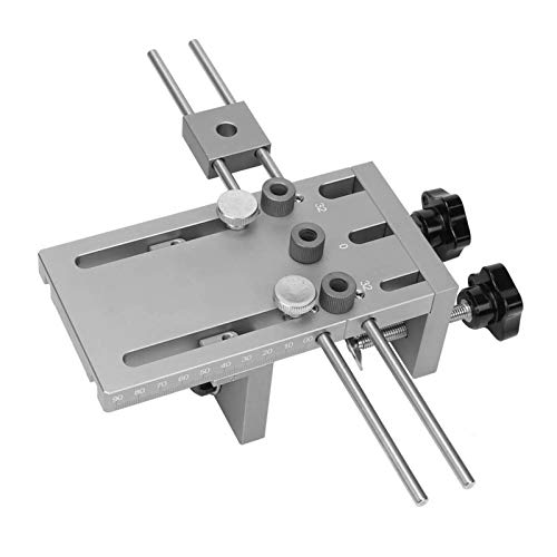 Hochpräzises 6 Mm 8 Mm 10 Mm 15 Mm 3-in-1-Dübellehren-Set, Lochbohrführung, Selbstzentrierend, mit 600 Mm Verlängerungsstange für Möbelfabrik-Enthusiasten von Socobeta