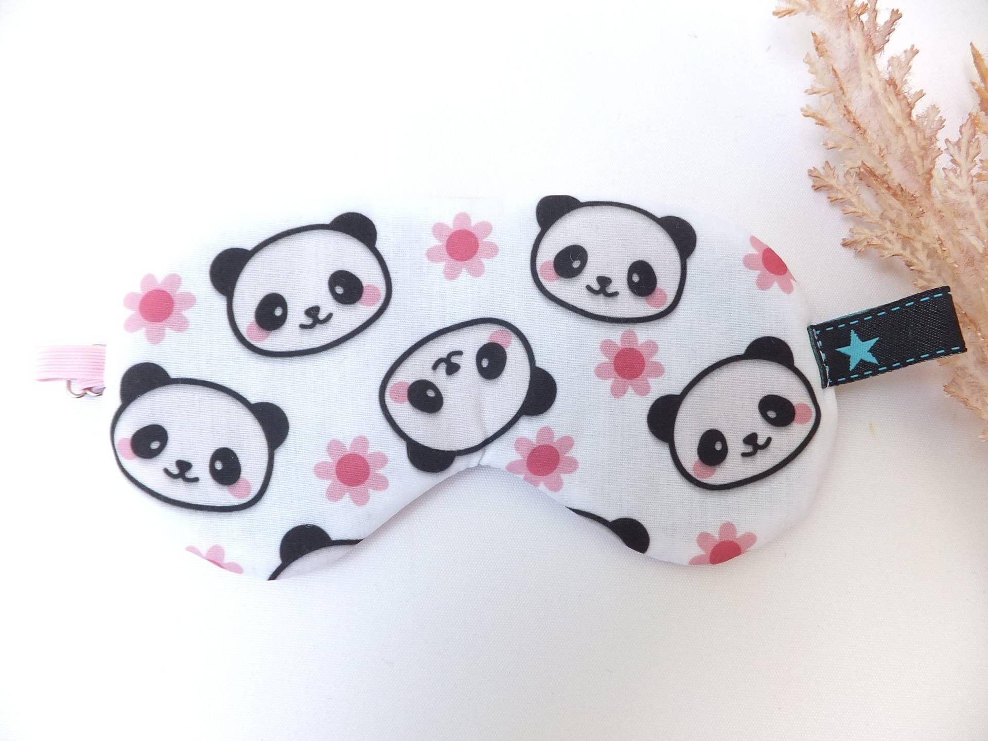 Kinder Schlafmaske Panda, Schlaf Brille Kawaii, Augenmaske Reine Baumwolle Cartoon von Sofeinsein