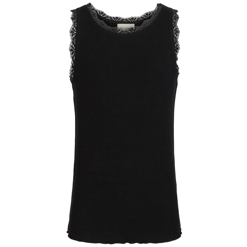 Sofie Schnoor - Tank-Top Betricia Mit Spitze In Black, Gr.128 von Sofie Schnoor