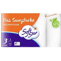 Soft Star Küchenrollen Das Saugstarke 3-lagig, 4 Rollen von Soft Star