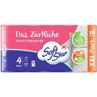 Soft Star Toilettenpapier Das Zärtliche 4-lagig, 16 Rollen von Soft Star