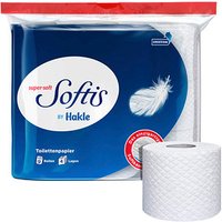 Softis Toilettenpapier 4-lagig, 9 Rollen von Softis