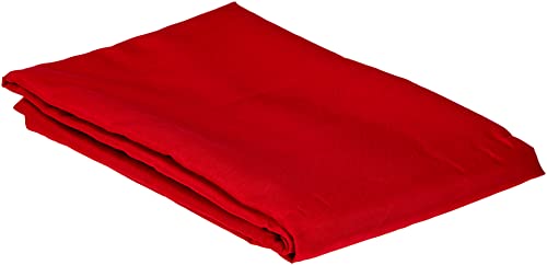 Soleil d'ocre Nappe Antitache Rechteck 160x270 cm Alix Rot, Polyester von Soleil d'ocre