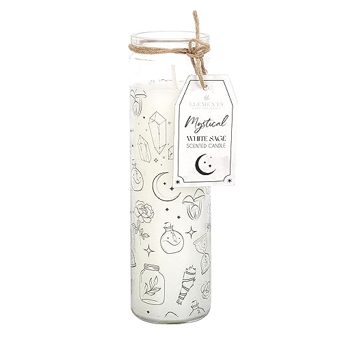 Mystical White Sage Tube Candle – 7-Tage-Gebet, reinigt Haus und Altar | Spirituelle Hausreinigung, Abwehr negativer Energien | Weißer Salbei Duft, Paraffinwachs | Positive Energie & magisches Gebet von Something Different Wholesale