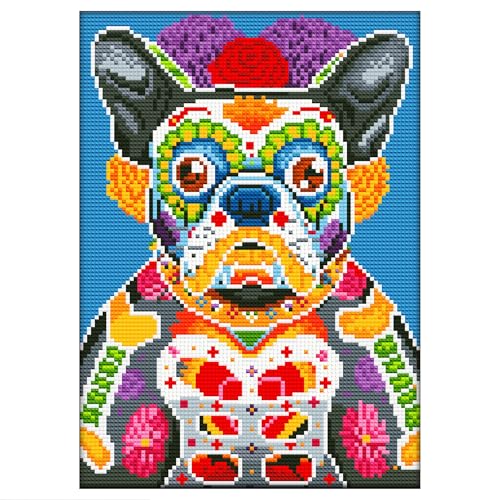 Songdao Leuchtend Diamond Painting Kinder, 5D DIY Set, Malen Nach Zahlen Diamant Mädchen Erwachsene, Diamant Bilder Arts Craft für Home Wand Decor (Doggy) von Songdao