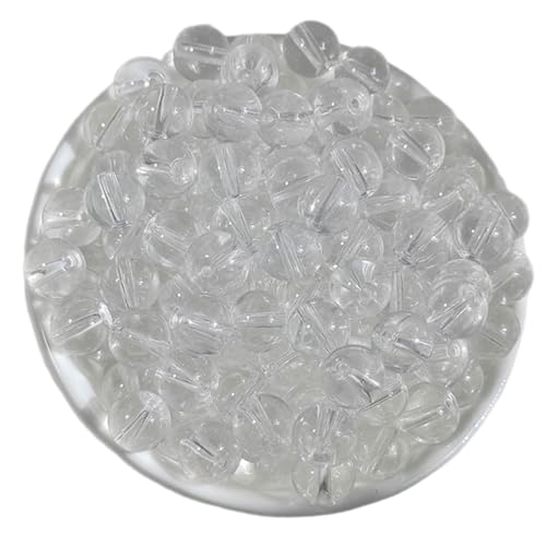 100 Stück 8 mm klare Glasperlen, zur Herstellung von Armbändern, zur Schmuckherstellung, Projekte, Glasperlen 100 Stück 8 mm klare Glasperlen, zur Herstellung von Armbändern, zur Schmuckherstellung, Projekte, Glasperlen von Songelt