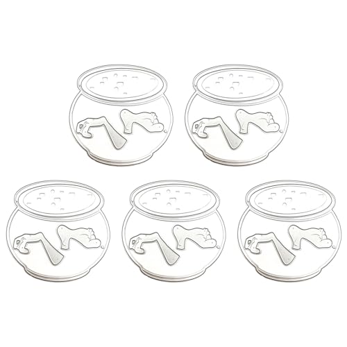 5 Stück Halloween-Metall-Stanzschablonen, gespenstische Stanzformen für Scrapbooking, Karten, Dekorationen, 5 Stück 5 Stück Halloween-Metall-Stanzschablonen, gespenstische Stanzformen für Scrapbooking, Karten, Dekorationen, 5 Stück von Songelt