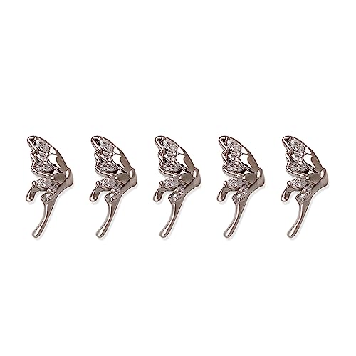 5 x Luxus-Zirkon-Nagelanhänger, Strasssteine, Schmetterlinge, Nagelkunst, Strasssteine, Diamanten, Kristall, Schmucksteine, Kunstwerkzeuge 5 x Luxus-Zirkon-Nagelanhänger, Strasssteine, Schmetterlinge, Nagelkunst, Strasssteine, Diamanten, Kristall, Schmucksteine, Kunstwerkzeuge von Songelt