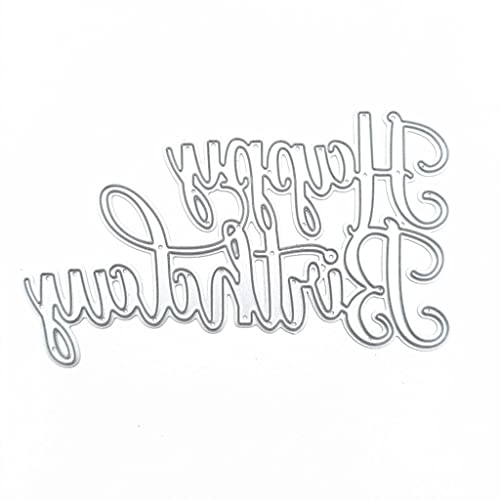 Metall-Stanzschablone "Happy Birthday" für Scrapbooking, Alben, Papierkarten, Vorlage, Präge, Dekoration, Metall-Stanzformen zum Basteln Metall-Stanzschablone "Happy Birthday" für Scrapbooking, Alben, Papierkarten, Vorlage, Präge, Dekoration, Metall-Stanzformen zum Basteln von Songelt
