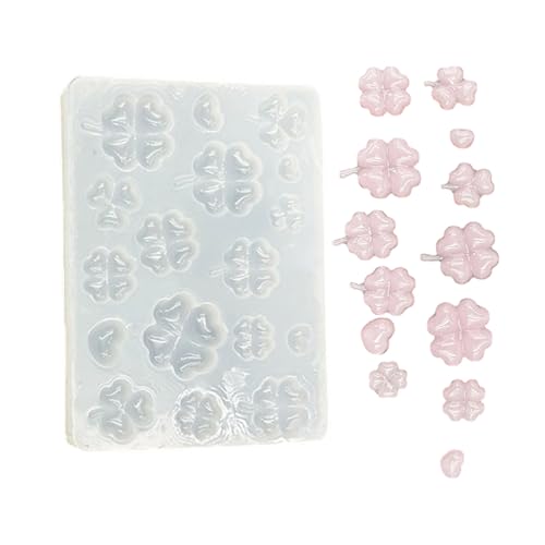 Silikonform mit 4 Blättern in Grasform, Anhänger, Charm, für Kunstharz, Kunstkreationen, handgefertigtes Zubehör, spülmaschinenfest, grasförmige Silikonform für Harz Silikonform mit 4 Blättern in Grasform, Anhänger, Charm, für Kunstharz, Kunstkreationen, handgefertigtes Zubehör, spülmaschinenfest, grasförmige Silikonform für Harz von Songelt