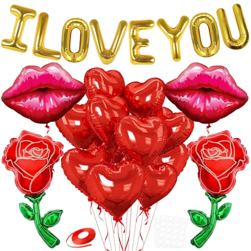 15PCS Valentinstag Ballon Set Party Dekoration von Songjum