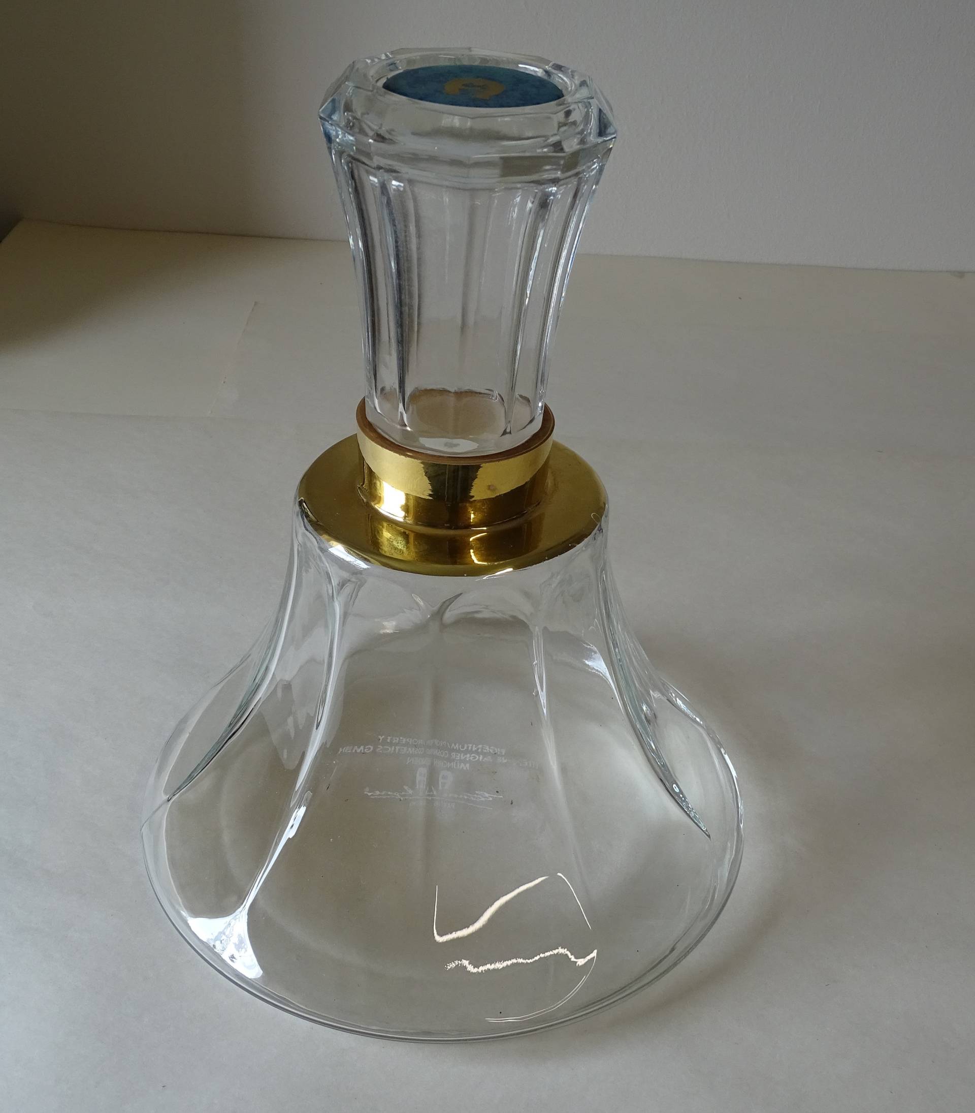 Großfactice Parfum Aus Glas -Private Number- Von Etienne Aigner 33 cm - Selten von Sonne021VonSiegfried