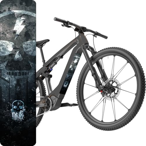 SKULLGANG GRUNGE - E-Bike Akku Abdeckung Cover Universal/Schutzfolie/Unterrohr (48 cm x 12 cm) von Sons of Battery