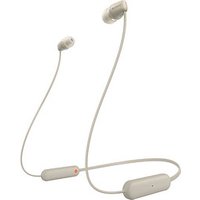 SONY WI-C100C In-Ear-Kopfhörer beige von Sony