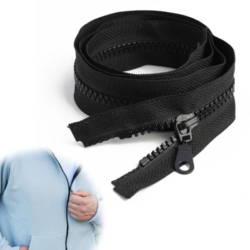 80CM Reißverschluss Schwarz, Kunststoff Reißverschluss Teilbar, Reißverschluss Teilbar für Jacken Kunststoff, Zipper für Jacken, Taschen, Bettwäsche, Kleidung 80CM Reißverschluss Schwarz, Kunststoff Reißverschluss Teilbar, Reißverschluss Teilbar für Jacken Kunststoff, Zipper für Jacken, Taschen, Bettwäsche, Kleidung von SopwMap