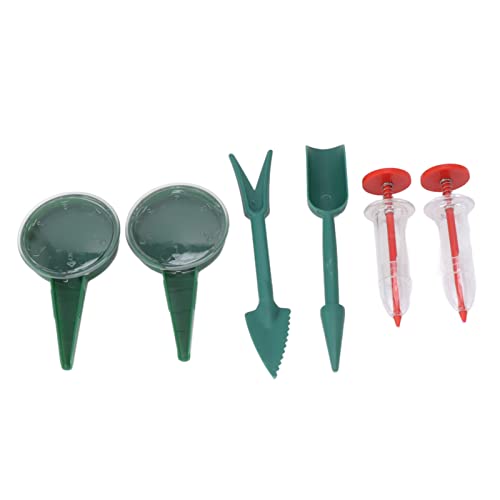 6er-Pack Samenspender-Set, 5 Gang Einstellbar Hand-Samenpflanzer Mini-Saatgutspender Saatstreuer-Werkzeug Garten-Sämaschine für Karotten, Salat, Gras und Spinatsamen von Sorandy