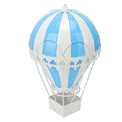 Blauer Heißluftballon, Hängende Heimdekoration, Vintage-Heißluftballon-Modell, Historische Ornamente für Kinderzimmer, Babyparty, Zimmer, Deckendekoration von Sorandy