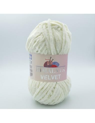 Himalaya Velvet Chenille Garn 1 Knäuel 100g, 120m Luxuriöse Chenille Weiche Samtwolle für Zubehör Kleidung Decken Amigurumi 90008 von Sorenta