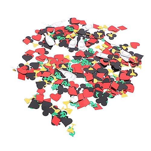 Sosoport 1 Packung Poker Konfetti Party Dekoration Bunte Papierstreu für Mottopartys pro Beutel für Tischdekoration und DIY Bastelprojekte Sosoport 1 Packung Poker Konfetti Party Dekoration Bunte Papierstreu für Mottopartys pro Beutel für Tischdekoration und DIY Bastelprojekte von Sosoport