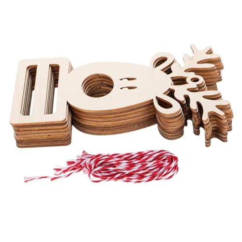 Sosoport 10 Stück Holz Weihnachtsbaum Ornamente Diy Geschenkanhänger Vorbohrtes Holz Bastelmaterial für Festliche Dekoration Vielseitige Verwendung für Zuhause Partys Sosoport 10 Stück Holz Weihnachtsbaum Ornamente Diy Geschenkanhänger Vorbohrtes Holz Bastelmaterial für Festliche Dekoration Vielseitige Verwendung für Zuhause Partys von Sosoport
