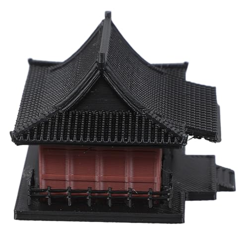 Sosoport Pavillondekorationen wohnaccessoires Kunsthandwerk Deko Chinesische Architektur Deko Traditionelle Architektur Deko Mini-Pagodenstatuen chinesische Wohndekoration Plastik Brown von Sosoport