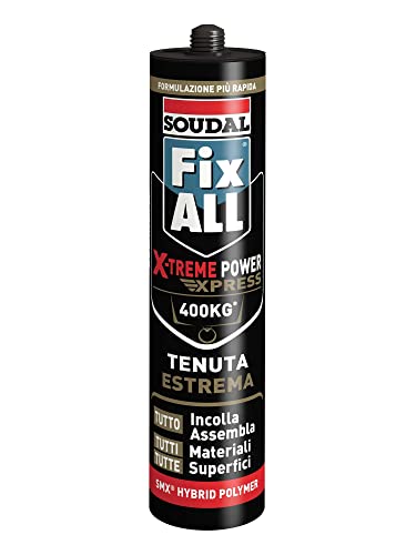 Soudal Fix All X-Treme Power Express - Epoxidharz Klebstoff - Flüssig - White, Black - Bau- und Metallindustrie, Innen- Außenanwendungen, DIY-Projekte von Soudal