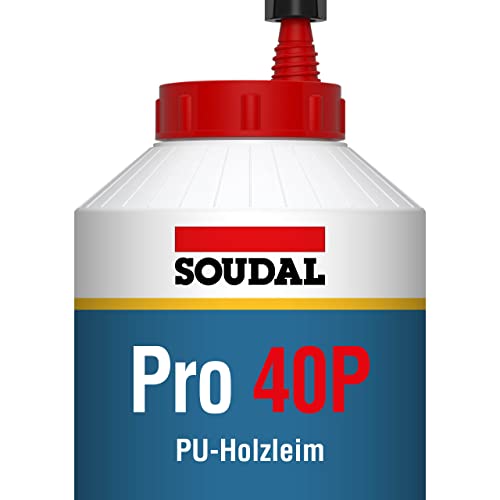 Soudal Pro 40P, Holzleim, D4, 750g, Flasche von Soudal